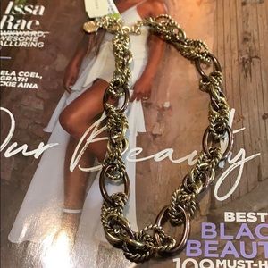 Anne Klein Gold Brown Necklace